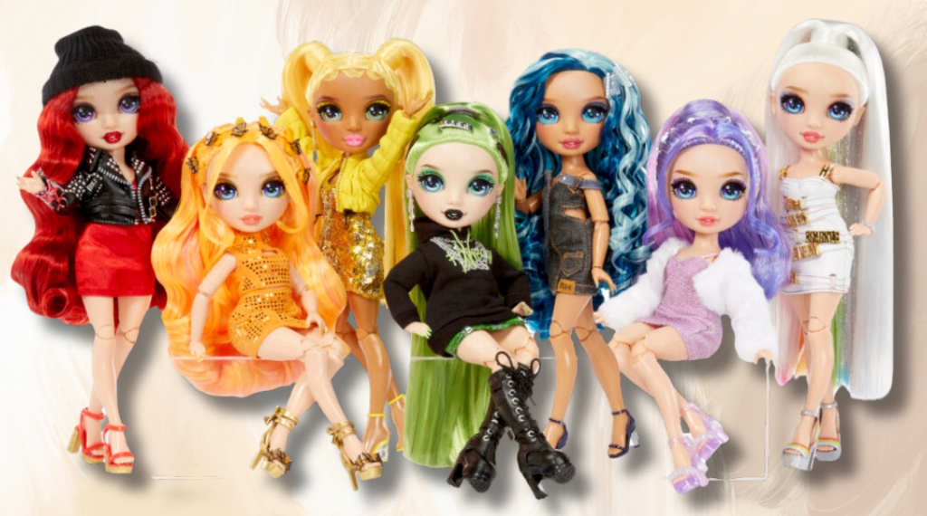 Колко колекционерски кукли има или запознайте се с Рейнбоу Хай