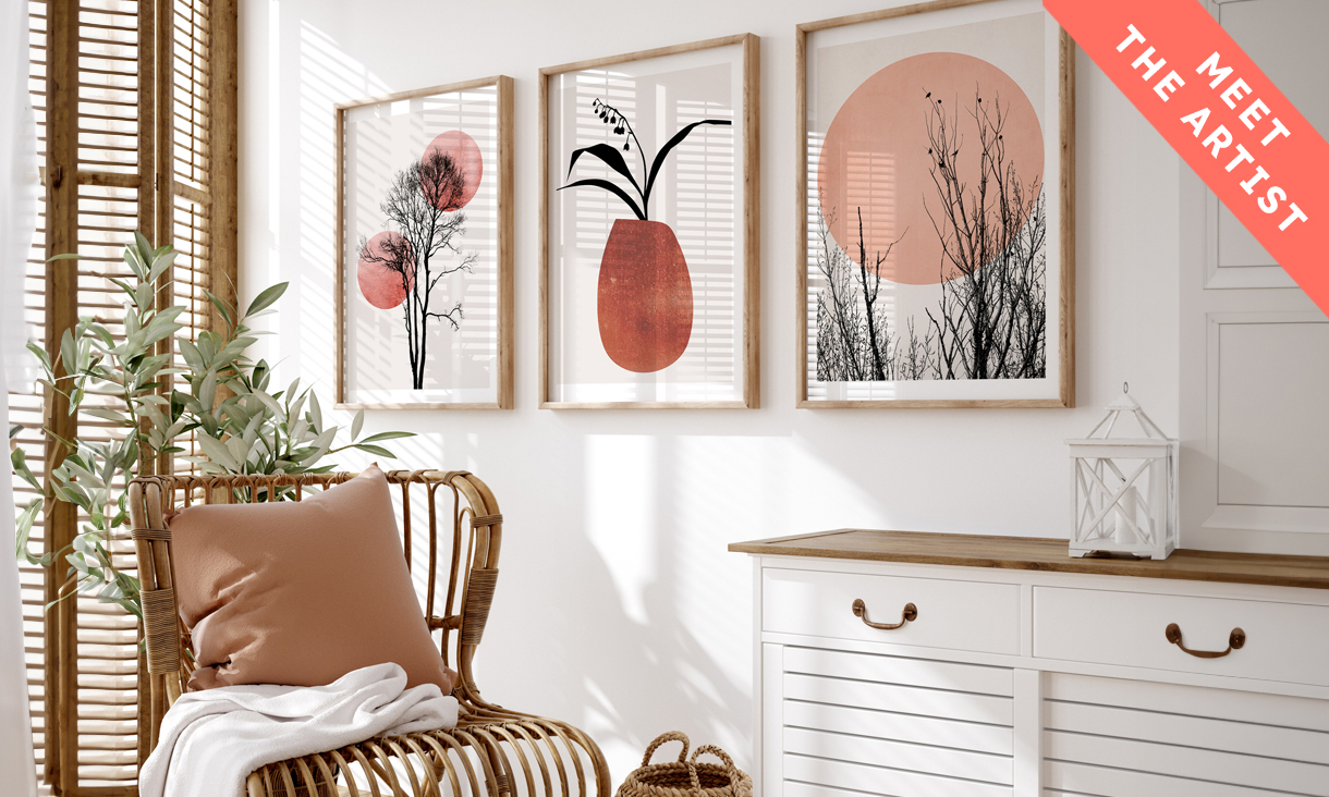 Wie befestigt man Poster an die Wand?