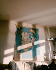 Decorating with maps