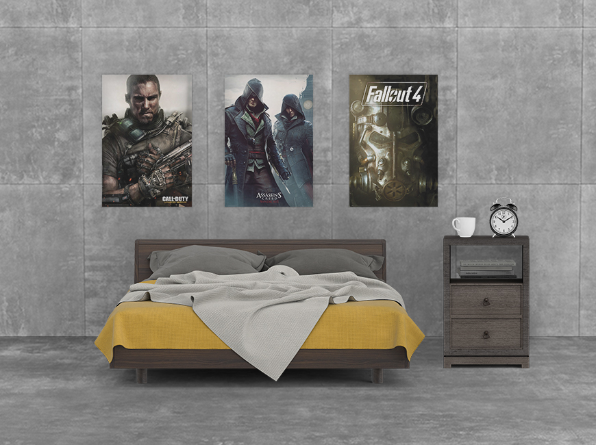 Gaming Canvas Fallout New Vegas Gaming Poster Video Game 