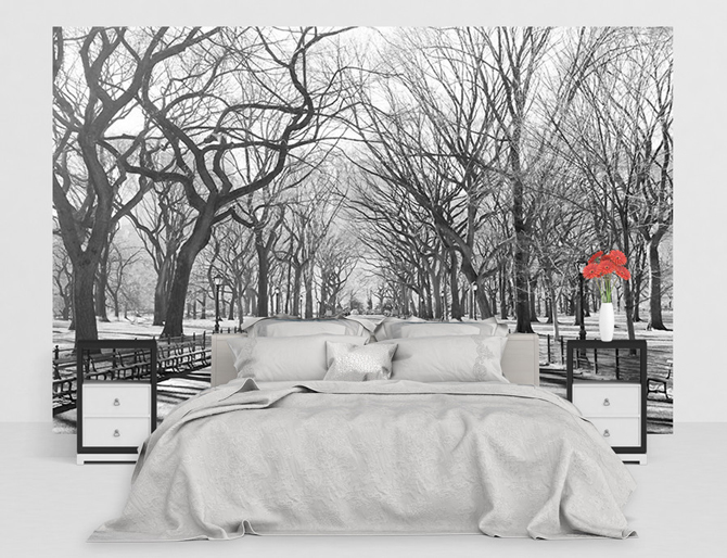 HENRI SILBERMAN - poet's walk Wallpaper Mural; 29,90 €