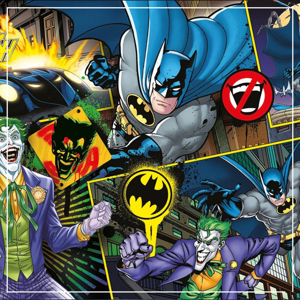 Camiseta Manga Larga de NIÑOS Batman Robin Joker DC Gotham 001