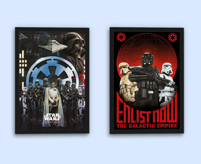 Rogue One: Star Wars Story – Empire and Enlist Now Posters; 5,99 € ognuno