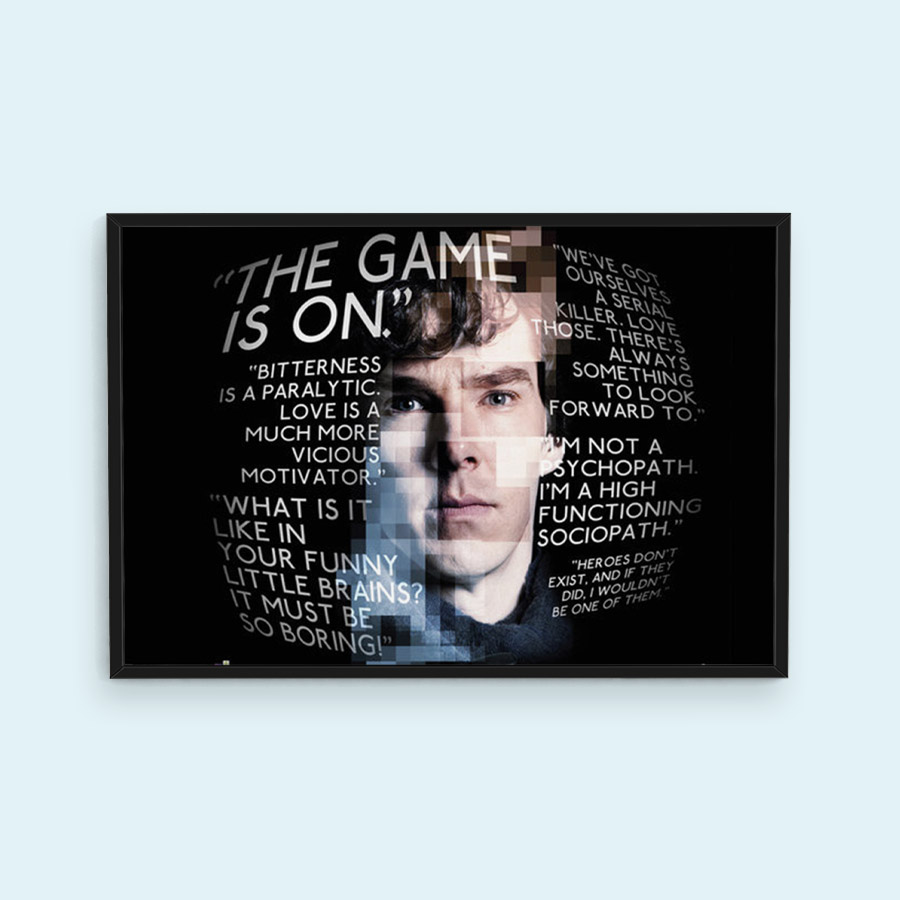 Sherlock Quotes Poster; prezzo 5,99 €
