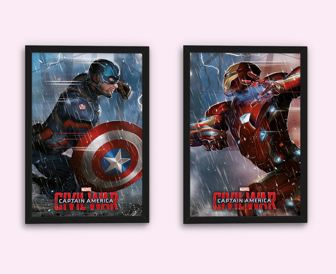 Plagát Captain America: Občianska vojna, akčná cena 1,80 € (bežná cena: 5,99 €)