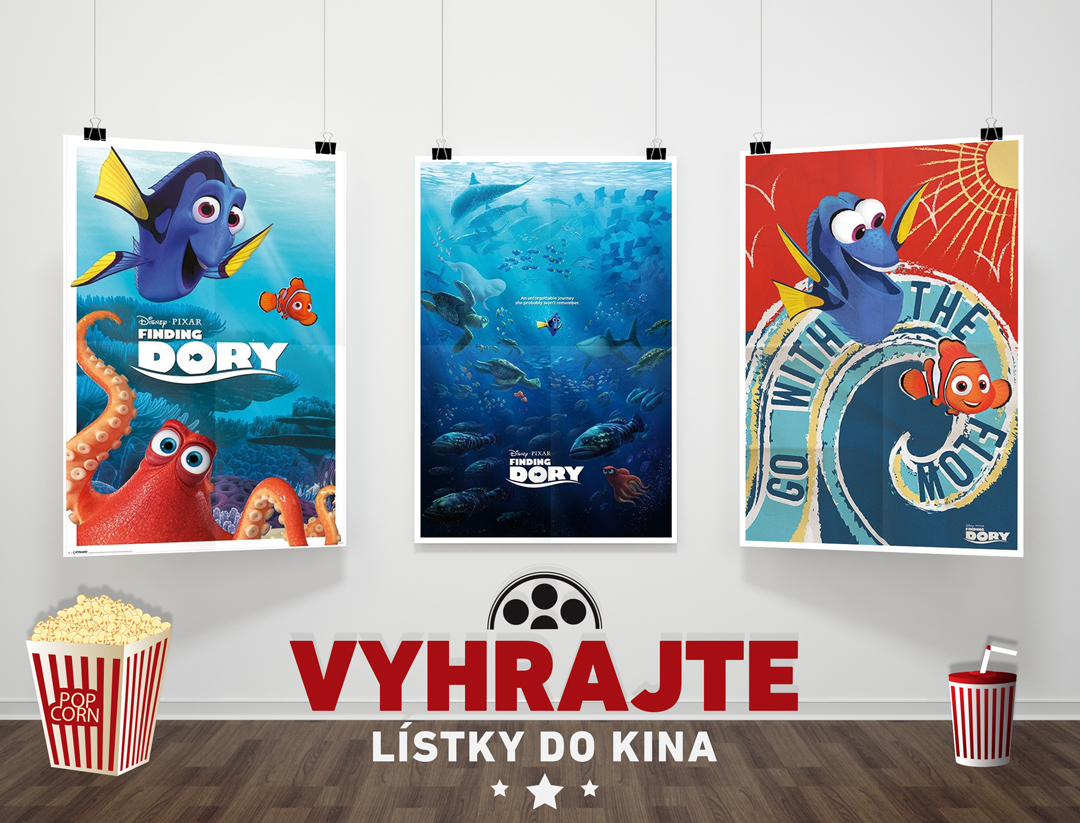 Najděte svou Dory a vyhrajte 2 lístky do kina!